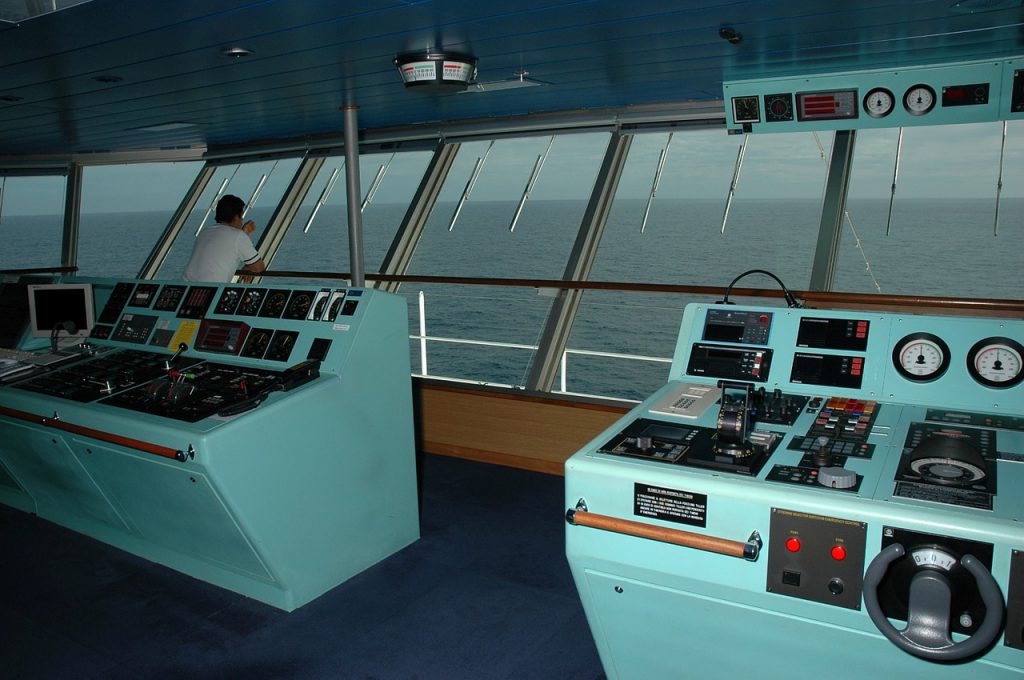 ship, command deck, captain